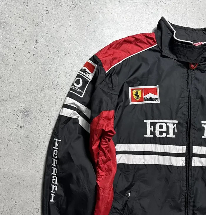 Ferrari Michael Schumacher レーシングジャケット Ferrari Michael Schumacher F1 Vodafone Vintage Racing Jacket | eBay