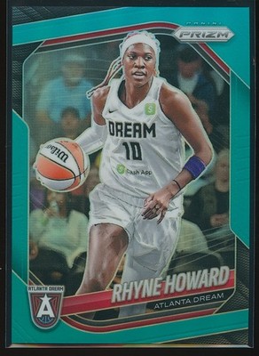 Rhyne Howard 2025 Panini Prizm WNBA Teal Prizm Jersey Number #11 10/49