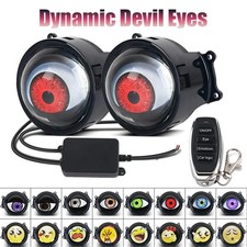 3d Cool Devil Eye Dynamic Led Car Headlight Universal Modified Eagle Eye Light 3d Cool Devil Eye Dynamic Led Car Headlight Universal Modified Eagle Eye Light