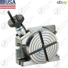 4" 100mm Rotary Table  Horizontal  Vertical  Precision Divided Chuck