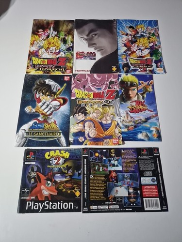 Lot De Notices PlayStation 1, PlayStation 2 Et PlayStation PSP - Imagen 1 de 4