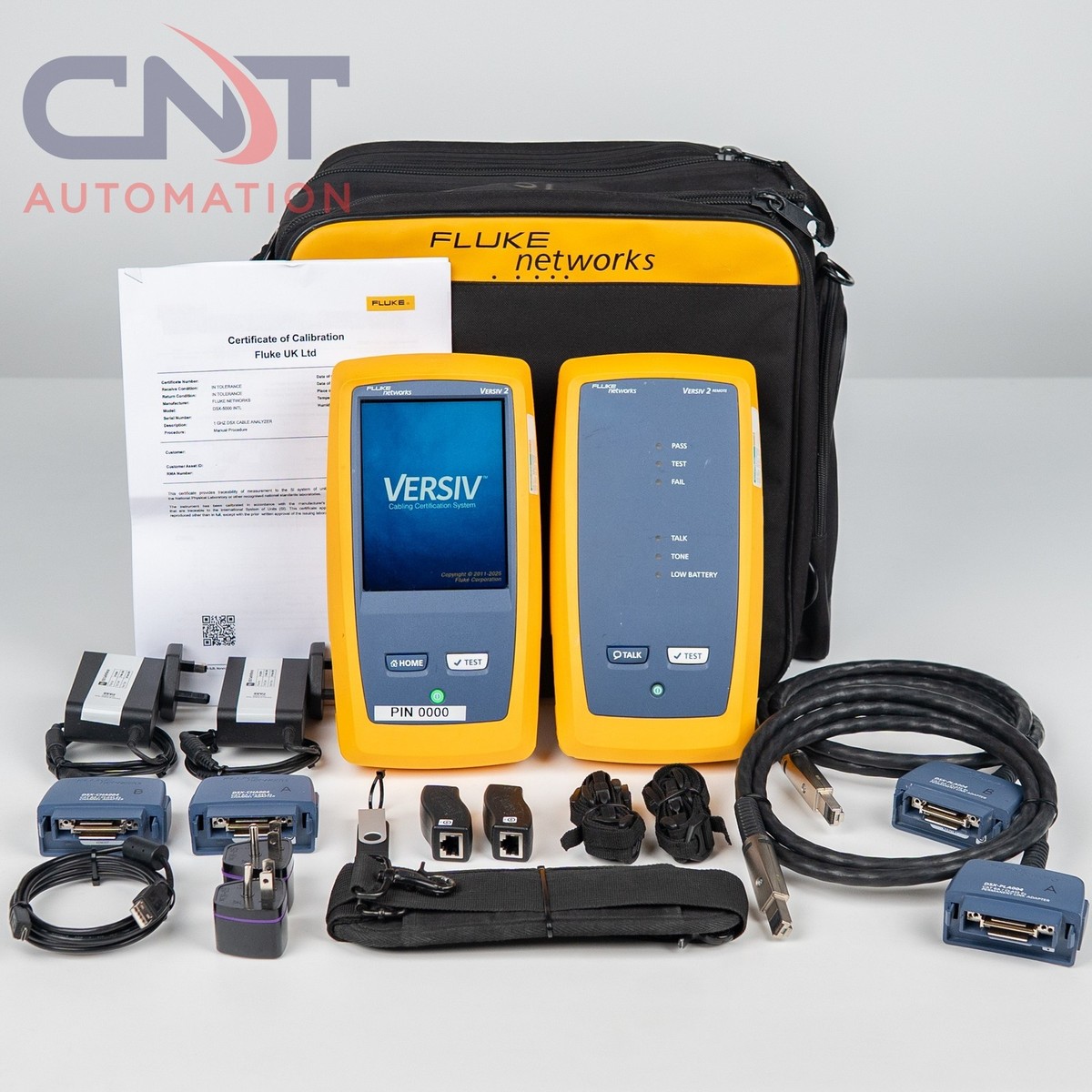 Fluke Networks Versiv2 DSX-5000 Cable Analyzer With Versiv 2