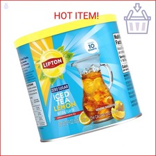 Lipton Diet Lemon Iced Tea Mix Pack of 2, 10 Quarts Each Total 20 Quarts Z