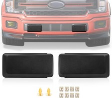 2Pcs F150 Front Bumper Guards Pads Cover Insert Cap Compatible with Ford F-150 2
