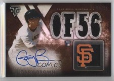 2015 Triple Threads Rookies and Future Phenoms Sepia 66/75 Gary Brown Auto 0f8