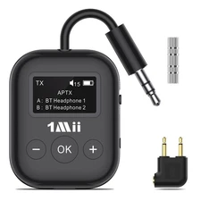 Airplane Bluetooth 5.3 Transmitter for All Headphones - Bluetooth Adapter for...