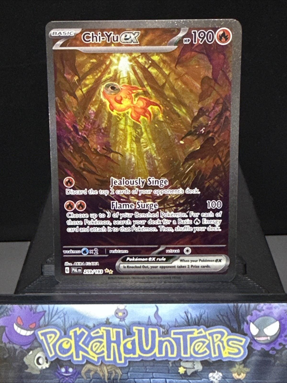 Pokemon Card Chi-Yu ex 259/193 Paldea Evolved Special Illustration Rare NM