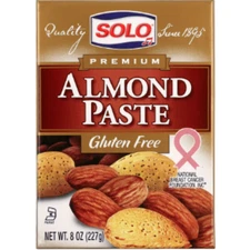 Solo Gluten-free almond paste, Baking mix box 8 oz.....