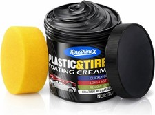 Black Trim Restorer, Plastic Restorer for Cars - Restore Faded Bumpers, Plastic,