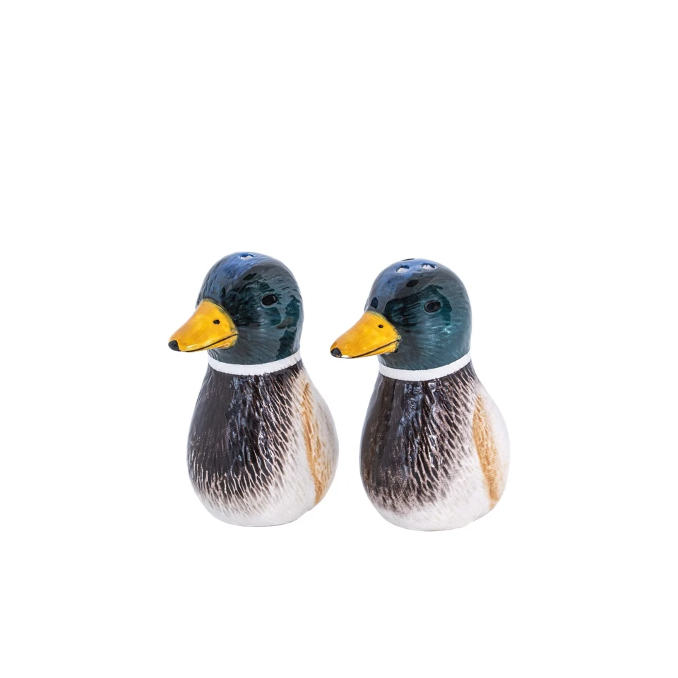 Sass & Belle Mallard Duck Salt & Pepper Shakers | Cute Pond Life Tableware Set