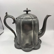 James Dixon best Britannia Metal Teapot Large repair underneath Collectable