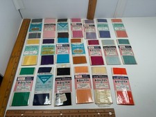 Vtg Seam Binding 60 Total Yds 20 Packs Color Sewing Trim Boiltex Coats Ephemera