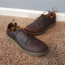 Dr. Martens Leather Oxford Lace Up Sneaker Brown Shoe Mens 11