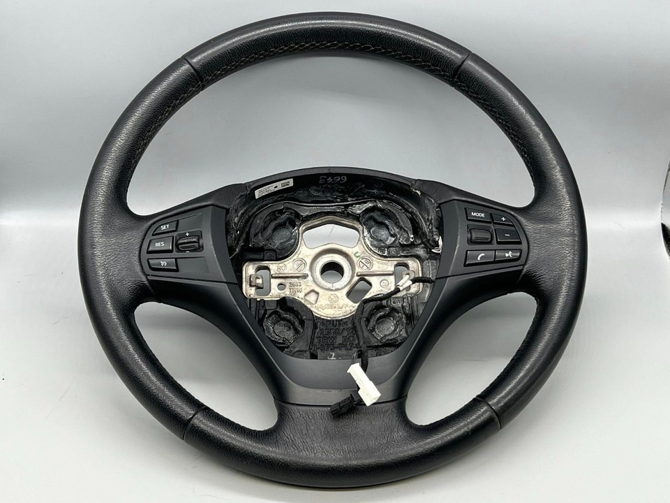 2012 BMW 1SERIES F30 F31 MULTIFUNCTION LEATHER STEERING WHEEL 62558181E