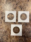 Franklin Half Dollars 1963 & 1963D 90% Silver Lot of 3, Uncirculated, Nice Tone!