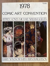 Comic Art Convention Program Book 1978 Berni Wrightson Barry Windsor-smith