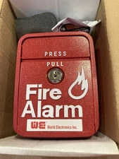 BRAND NEW IN BOX: NOTIFIER LNG-1R Fire Alarm Pull Station Red (Rebranded)