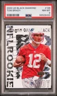 Tom Brady 2000 Upper Deck Black Diamond #126 PSA 8 Rookie
