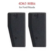 2PCS 4D63 80Bit ID83 Car Key Carbon Chip Transponder Chip for Mazda, for Ford