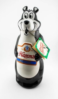1972 HAMMS BEAR BEER DECANTER BOTTLE