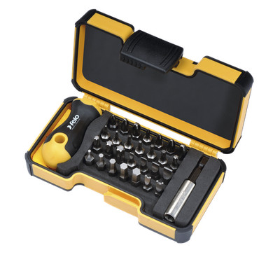 Felo XS-Strongbox Bits 30 30-tlg. SL/PH/PZ/HEX/TORX /SPANNER/BH