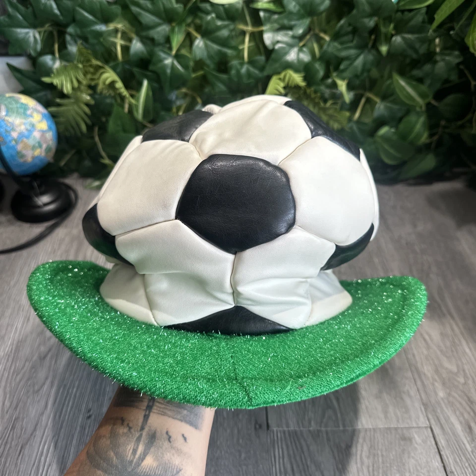 Chapéu de bola de futebol Elope Soccer World Cup vinil grosso tamanho adulto ajustável - Imagem 2 de 4