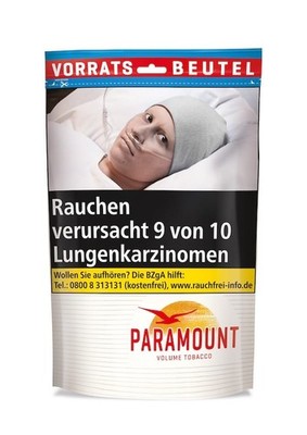 Zigarettentabak PARAMOUNT Beutel Volumen Tobacco 170 Gramm