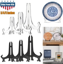 6  Acrylic Easel Stand Display Stand Plate Holder for Display Photo 3''- 5'' USA