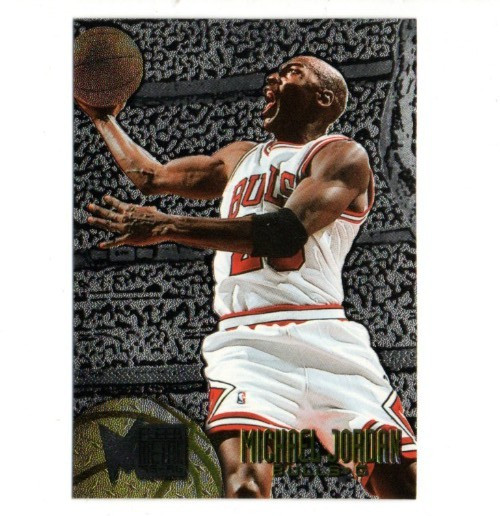 1995-96 Metal Silver Spotlight Michael Jordan #13