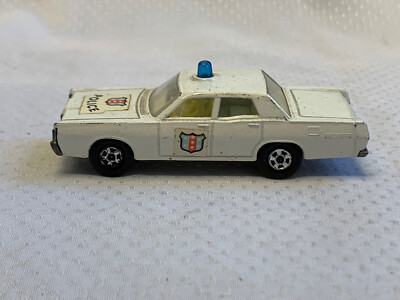 Vtg Lesney Matchbox Series #55 or 73 Superfast Police Mercury