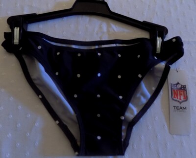 Denver Broncos String Bikini Bottoms Only Ladies Navy Polka Dot Sexy NFL Denver Broncos String Bikini Bottoms Only Ladies Navy Polka Dot Sexy NFL