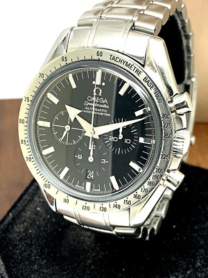 Omega Speedmaster Broad Arrow Men's Watch Swiss Automatic Chronograph 42mm