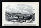 Leslie Civil War Print General Rosecrans Headquarters - Clarksburg West Virginia