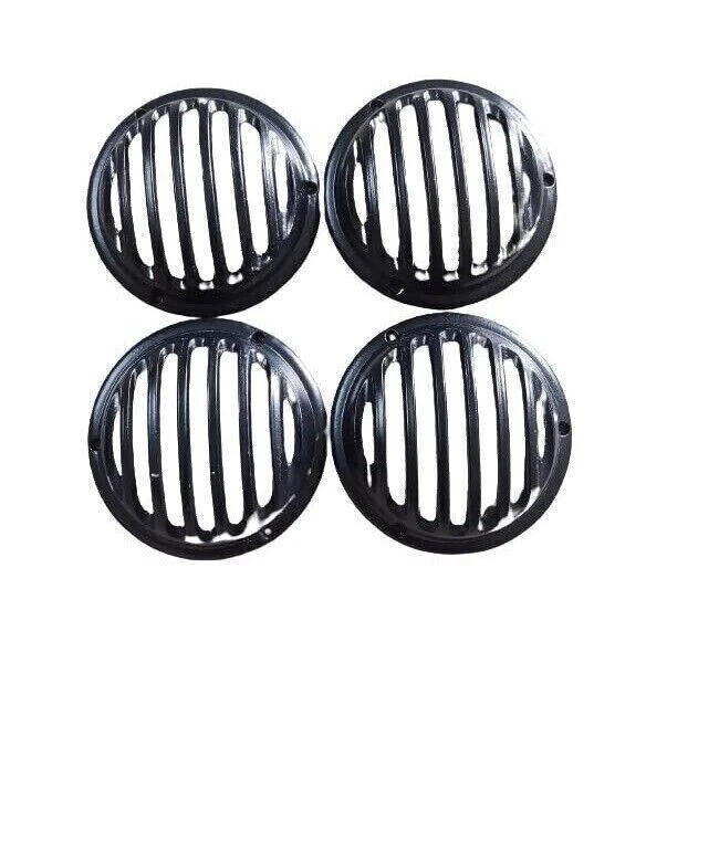 Headlight Grill Set Black Alloy Metal for Royal Enfield Classic Reborn 350 - Image 2 of 4
