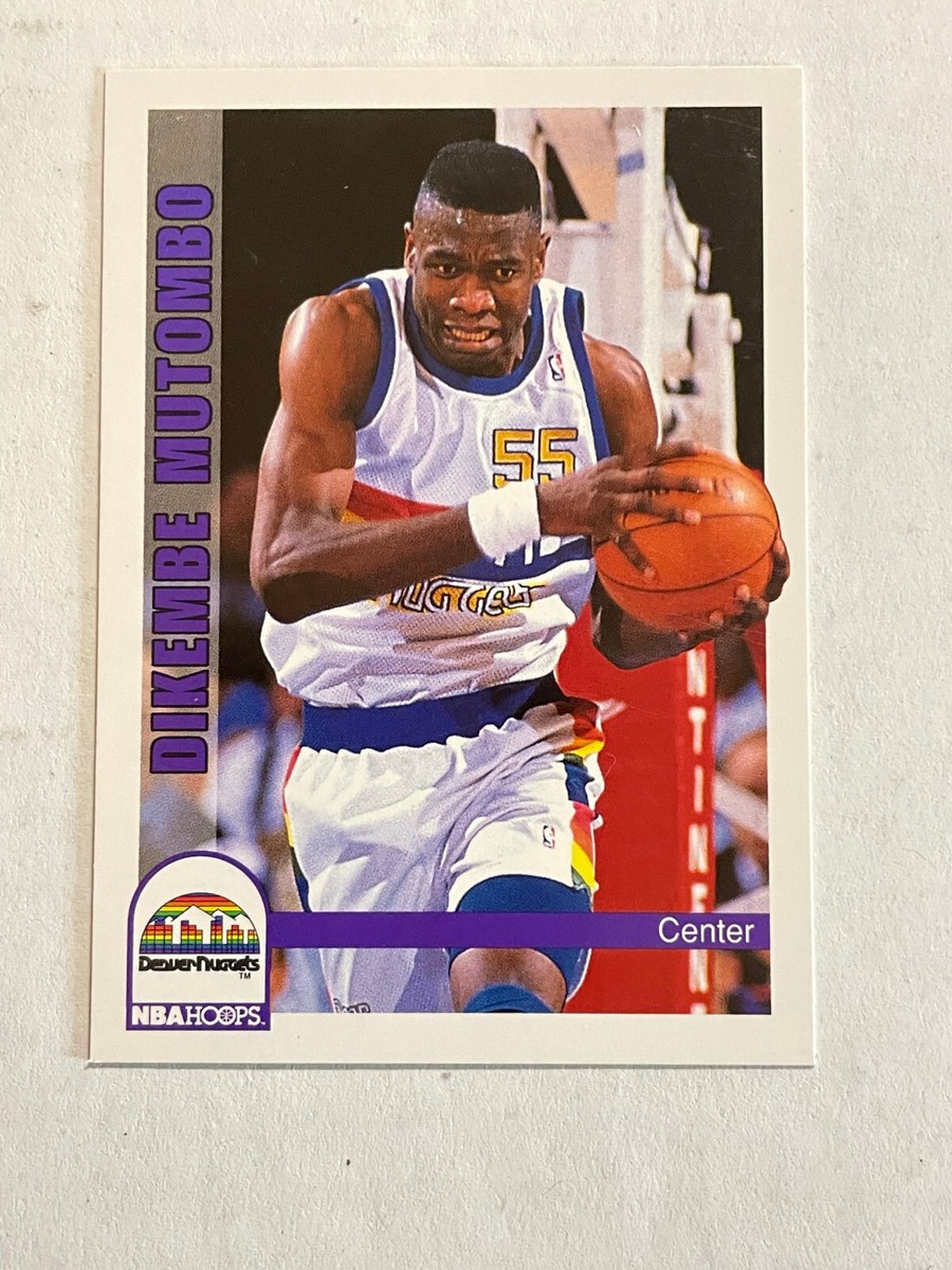 Dikembe Mutombo 1992-93 Skybox NBA Hoops #60 Denver Nuggets | eBay