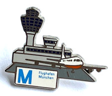 Flughafen M&uuml;nchen MUC Airport Pin (H19)