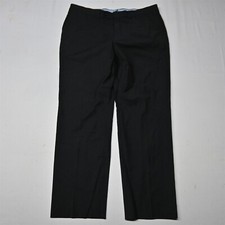 Jack Victor Riviera 36x32 Black Traveller Stretch Wool Mens Dress Pants