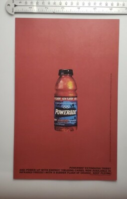 Vintage Powerade RARE Print Advertisement 