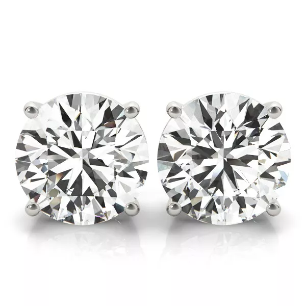 3.5 carat diamond earrings outlet