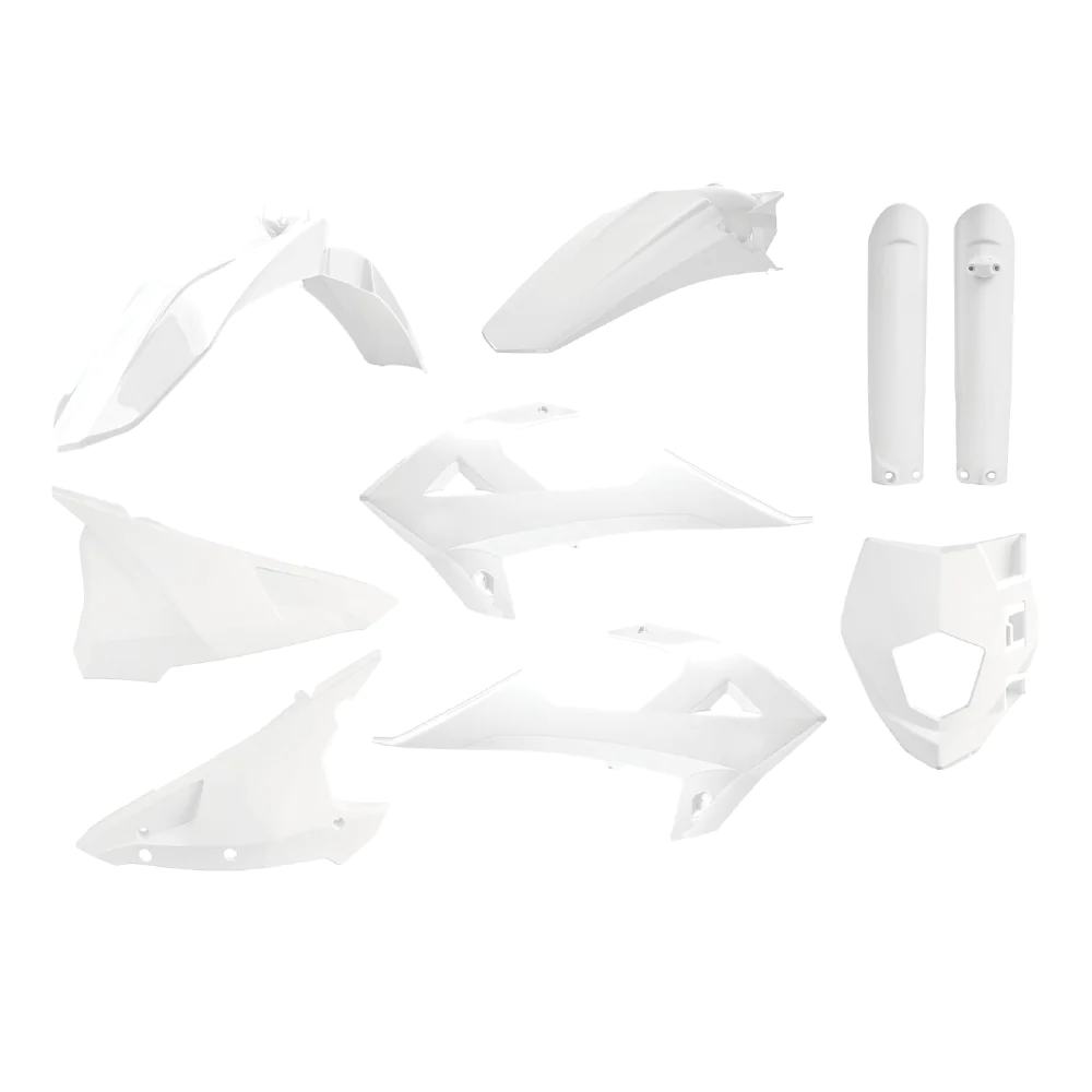 Polisport Plastic Kit GAS GAS/RIEJU EC250-300 18-20, MR250-300 21-23 White