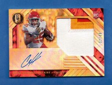 2020 GOLD STANDARD CLYDE EDWARDS-HELAIRE 3-COLOR PATCH / AUTO RC #32/49 CHIEFS