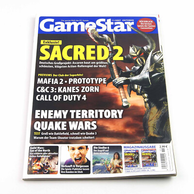 GameStar November 11/2007 Deutsch Videospiele Magazin Heft Zeitschrift