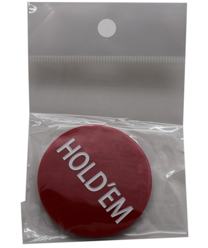 OMAHA / HOLD'EM 2" button for Omaha Hold'Em Tournaments Games - Picture 2 of 3