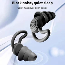 2Pair Noise Reduction Earplugs 40dB Super Comfortable Silicone Reusable Earplugs