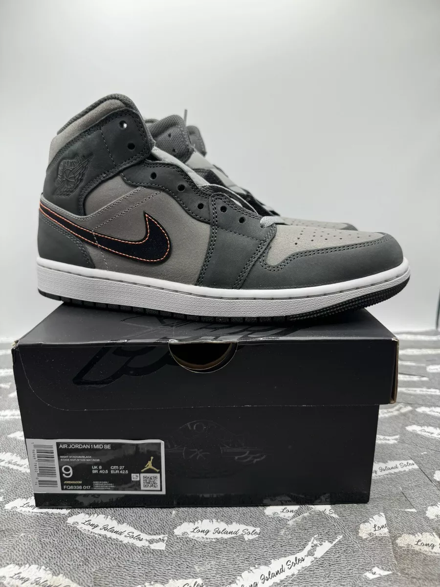 air jordan 1 grey orange