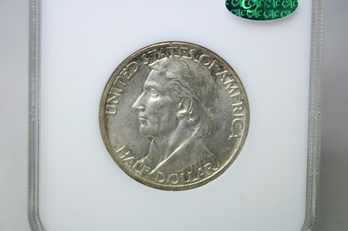 1936-D Boone Comm. Half Dollar 50C NGC MS65 Green CAC Old Fatty Holder #3004 - Picture 2 of 4