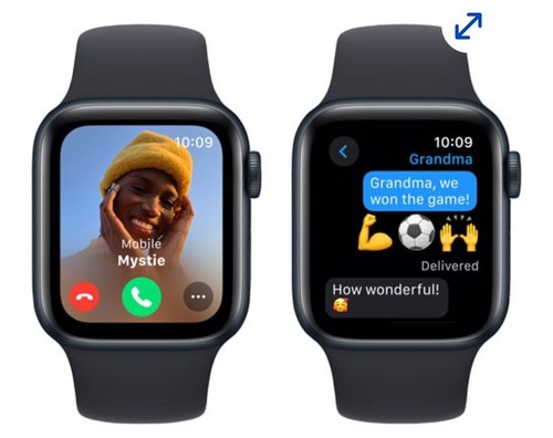 Apple Watch avec GPS Modèle Minuit MR9X3CL/A Taille 40mm - Photo 3 sur 5