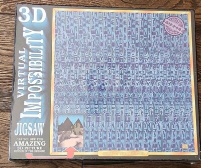 MIMB Cheatwell 768 Teile Puzzle ''Virtual Impossibility'' Ägypten Sphinx versiegelt