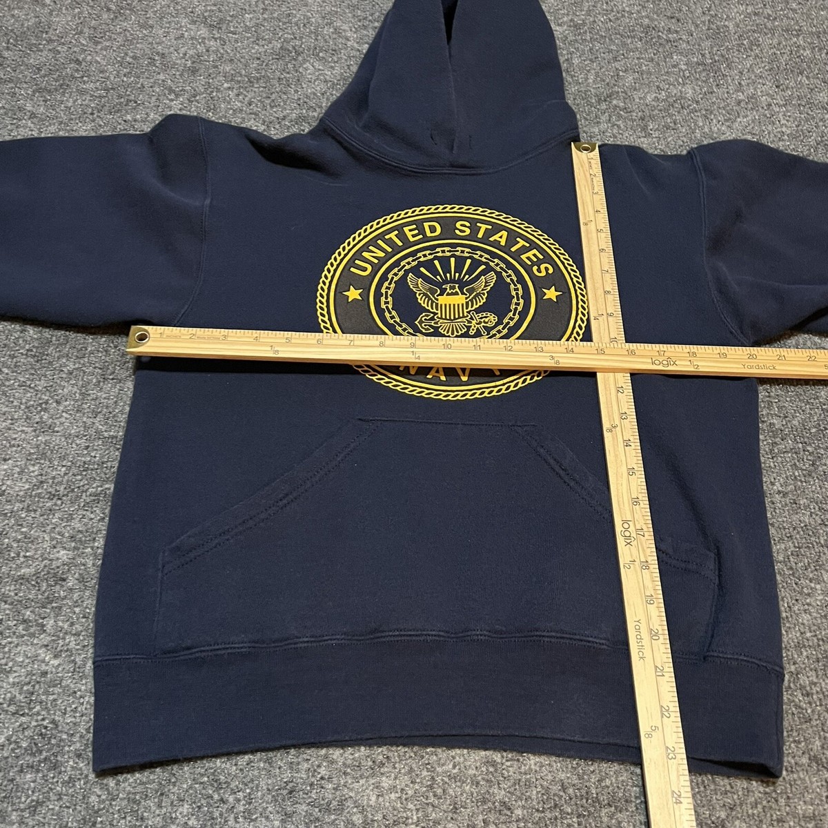 USA製 90s US NAVY Hoodie パーカー Size M Vintage 90s US NAVY Double Sided 50/50 Pullover Hoodie