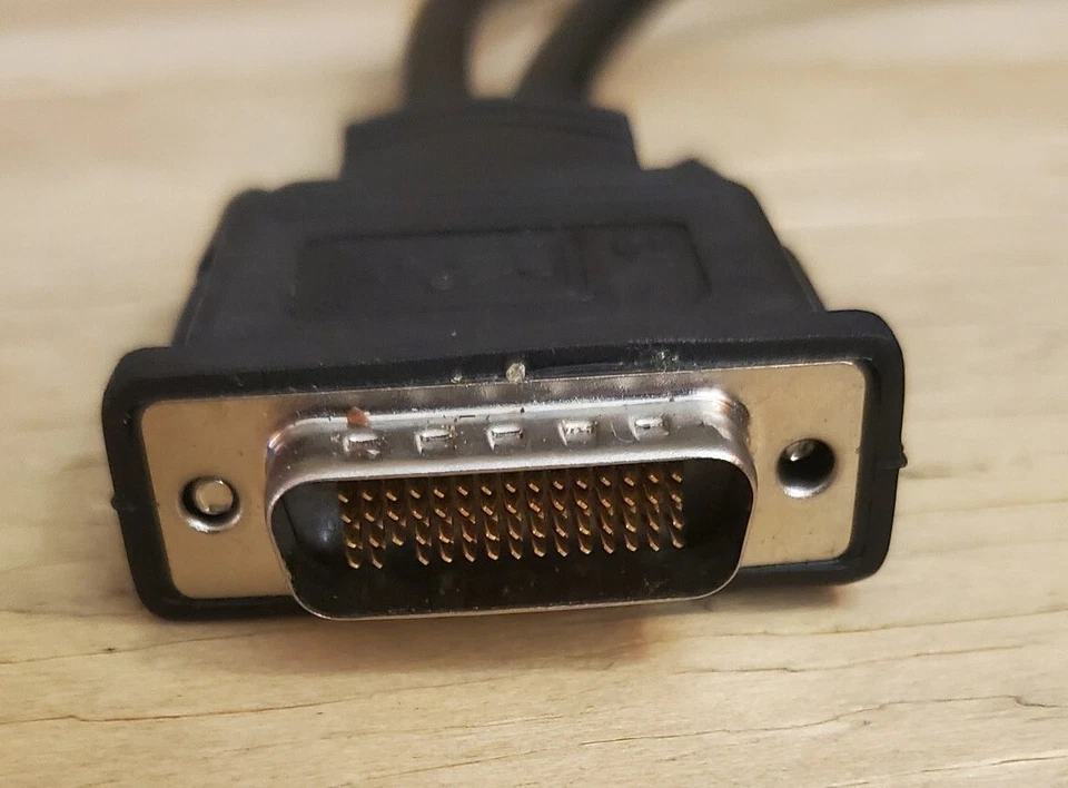 DMS-59 to Dual Displayport DP DVI VGA Converter Splitter Video Cable Adapter - Image 2 of 4